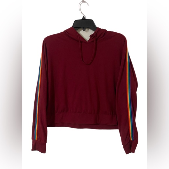 Women’s Long Sleeve Cropped Hoodie Size L/XL - Picture 7 of 10